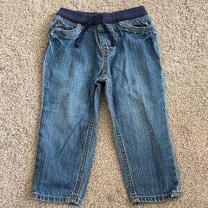 Carter's Blue Denim Jeans with Navy Trim